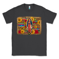 Smoke Our Lady Of Guadalupe Glitter Leopard Flowers Classic Tee - FaDigitalArtStudio