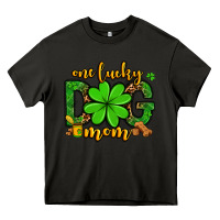 Asphalt One lucky dog mom St. Patrick's Heavy Core Tee - OliviaCreatesArt