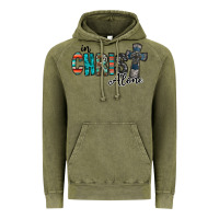 Vintage Olive in christ alone Vintage Hoodie - RacoonDesign