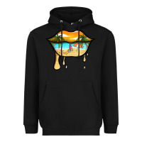 Black beach lips Heavyweight Hoodie - Jasminsmagicworld
