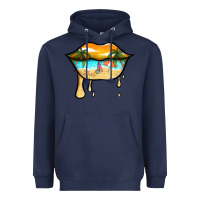 Navy beach lips Heavyweight Hoodie - Jasminsmagicworld