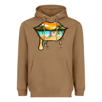 Toasted Coconut beach lips Heavyweight Hoodie - Jasminsmagicworld