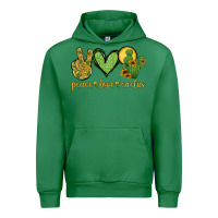 Emerald peace love cactus Urban Hoodie - Jasminsmagicworld