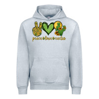 Heather Grey peace love cactus Urban Hoodie - Jasminsmagicworld