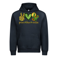 Navy peace love cactus Urban Hoodie - Jasminsmagicworld