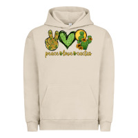 Pigment French Oak peace love cactus Urban Hoodie - Jasminsmagicworld
