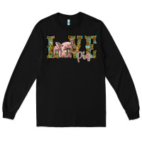 Black love pig Long Sleeve Tee - SublimationCraftShop