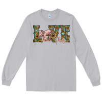 Moon Dust love pig Long Sleeve Tee - SublimationCraftShop