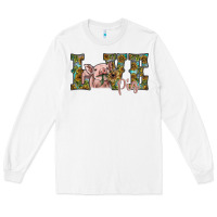 White love pig Long Sleeve Tee - SublimationCraftShop
