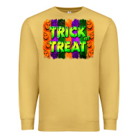 Antique Gold trick or treat brushstroke Premium Sweatshirt - Jasminsmagicworld