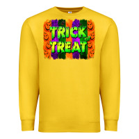 Trick Or Treat Brushstroke Premium Sweatshirt | Teevron
