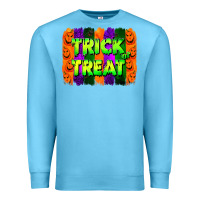 Ocean Blue trick or treat brushstroke Premium Sweatshirt - Jasminsmagicworld