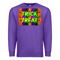 Purple trick or treat brushstroke Premium Sweatshirt - Jasminsmagicworld