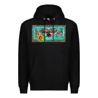Black mom heifer license plate Premium Hoodie - Artiststas