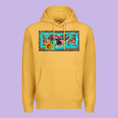 Mom Heifer License Plate Premium Hoodie Designed By Artiststas