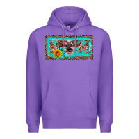Purple mom heifer license plate Premium Hoodie - Artiststas