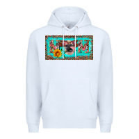 White mom heifer license plate Premium Hoodie - Artiststas