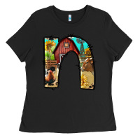 Black farm life alphabet lowercase letters n Ladies Tee - BundleAndBundleShop