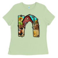 Matcha farm life alphabet lowercase letters n Ladies Tee - BundleAndBundleShop