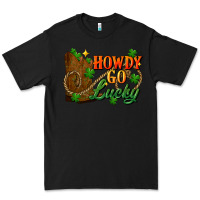 Black Howdy go lucky st. patricks day Premium Tee - FaDigitalArtStudio