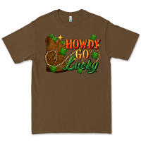 Cacao Howdy go lucky st. patricks day Premium Tee - FaDigitalArtStudio