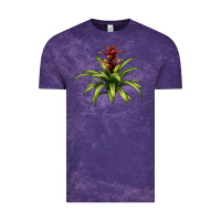 Cloud Purple Bromeliads Vintage Tee - LillyAllenDesigns