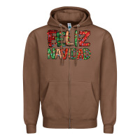 Chestnut feliz navidad Spanish christmas Zipper Hoodie - Jasminsmagicworld