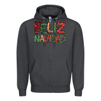 Smoke feliz navidad Spanish christmas Zipper Hoodie - Jasminsmagicworld
