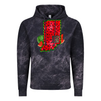 Cloud Black indiana watermelon Vintage Hoodie - RacoonDesign