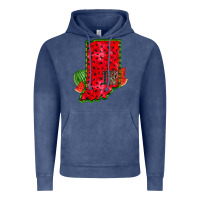 Vintage Denim indiana watermelon Vintage Hoodie - RacoonDesign