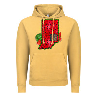 Vintage Mustard indiana watermelon Vintage Hoodie - RacoonDesign