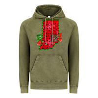 Vintage Olive indiana watermelon Vintage Hoodie - RacoonDesign