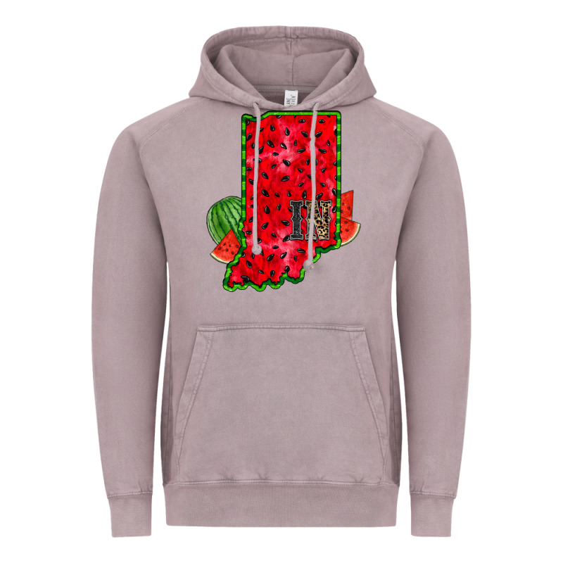 Indiana Watermelon Vintage Hoodie by RacoonDesign | Teevron