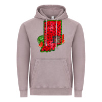 Vintage Zinc indiana watermelon Vintage Hoodie - RacoonDesign