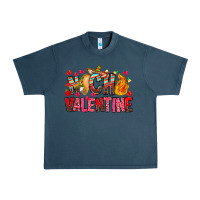 Midnight Navy Nach Valentine Urban Heavy Tee - CowhideDigitalArt