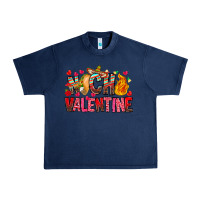Navy Nach Valentine Urban Heavy Tee - CowhideDigitalArt