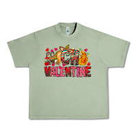 Oil Green Nach Valentine Urban Heavy Tee - CowhideDigitalArt