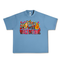 Pebble Blue Nach Valentine Urban Heavy Tee - CowhideDigitalArt