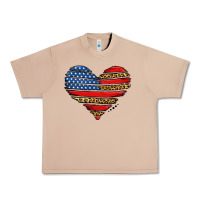Burro american leopard brushstroke heart Urban Heavy Tee - Jasminsmagicworld