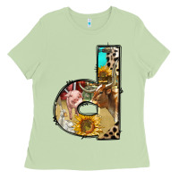 Matcha farm life alphabet lowercase letters d Ladies Tee - BundleAndBundleShop