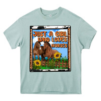 Arona western just a girl who loves horses Heavy Core Tee - OliviaCreatesArt