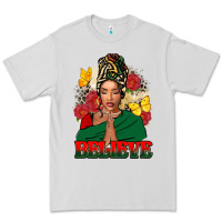 Dove Grey believe black woman Premium Tee - FaDigitalArtStudio