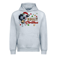 Heather Grey mooey christmas Urban Hoodie - RanaPortraitStore