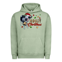 Pigment Oil Green mooey christmas Urban Hoodie - RanaPortraitStore