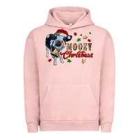 Pigment Salmon mooey christmas Urban Hoodie - RanaPortraitStore