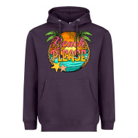 Plum beach please Heavyweight Hoodie - Jasminsmagicworld