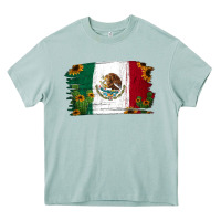 Arona cactus sunflower mexican flag Heavy Core Tee - Jasminsmagicworld