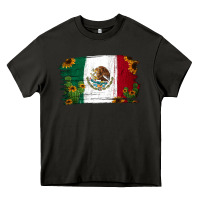 Asphalt cactus sunflower mexican flag Heavy Core Tee - Jasminsmagicworld