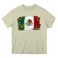 Mossy cactus sunflower mexican flag Heavy Core Tee - Jasminsmagicworld