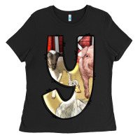 Black farm life alphabet lowercase letters y Ladies Tee - BundleAndBundleShop